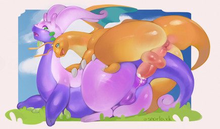 anal anal_penetration anthro anthro_penetrated anus balls big_butt blush bodily_fluids butt cum cum_in_ass cum_inside duo erection female genital_fluids genitals huge_butt huge_thighs lying male male/female male_penetrating nervous open_mouth penetration penis thick_thighs vulva wings snorlaxk nintendo pokemon dragonite generation_1_pokemon generation_6_pokemon goodra pokemon_(species) hi_res