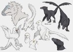 ambiguous_gender biped black_body black_feathers claws feathers feral open_mouth sharp_teeth solo tail teeth white_body white_feathers yellow_eyes kaburion archaeopteryx dinosaur dromaeosaurid feathered_dinosaur feathered_scalie prehistoric_species reptile scalie theropod velociraptor yutyrannus 2024 absurd_res hi_res