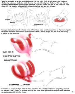 abuse anthro ball_gag bdsm begging begging_for_mercy begging_to_stop bodily_fluids bondage bound child_abuse clothing female food forced forced_bondage forced_edging forced_encasement forced_exposure forced_gag forced_muzzle forced_penetration forced_pussy_torture forced_spreading forced_spreading_arms forced_spreading_legs forced_to_expose_self gag genital_torture genitals gloves handwear hot_sauce pain pained_expression pussy_torture rape sex simple_background slave solo tears tears_of_pain teary_eyes text torture vulva young young_anthro supremekitten felid feline mammal absurd_res english_text hi_res