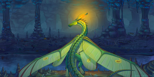 4_wings ambiguous_gender black_body blue_body cave claws detailed_background feral flying glowing green_body green_scales group horn inside long_neck long_tail multi_wing partially_submerged quadruped roots scales snout solo_focus stalactite stalagmite swimming tail toe_claws water wings yellow_body laweema mythology wings_of_fire luna_(wof) dragon mythological_creature mythological_scalie scalie silkwing_(wof) 2023 absurd_res dated hi_res shaded watermark