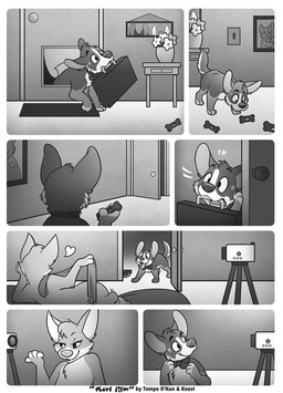 canine collaboration comic dog duo female feral keovi male mammal monochrome seductive straight
Rating: Questionable
Score: 5
User: ippiki_ookami
Date: February 06, 2014