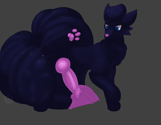 3_toes big_penis cock_vore duo feet feral genitals herm intersex knot maleherm paws penile penis size_difference toes vore vulva lewdkitten069 nintendo pokemon unnamed_character_(lewdkitten069) generation_1_pokemon ninetales pokemon_(species) absurd_res hi_res