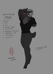 amputee anthro beard disability facial_hair facial_piercing goatee hooves horn male nose_piercing nose_ring occult_symbol piercing ring_piercing scar solo symbol cumcadaver kazimierz_choroba bovid caprine mammal mouflon sheep wild_sheep absurd_res hi_res