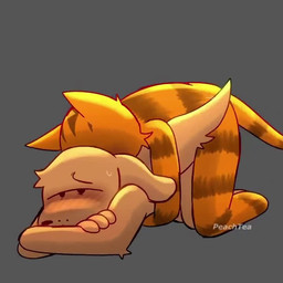 anal anal_penetration anthro anthro_on_anthro anthro_penetrated anthro_penetrating anthro_penetrating_anthro blush doggystyle duo from_behind_position fur humping interspecies male male/male orange_body orange_fur penetration penile penile_penetration sex thrusting xtrapeachtea dog_man_(series) dog_man_(character) petey_the_cat canid canine canis domestic_cat domestic_dog felid feline felis mammal 1:1 2025 2d_animation animated frame_by_frame loop no_sound short_playtime webm