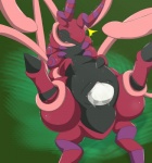 antennae_(anatomy) arthropod blush egg female feral generation_5_pokemon genitals myriapod nintendo oviposition pokemon pokemon_(species) pussy scolipede solo tentacles type