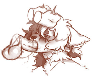 andromorph andromorph_penetrated anthro arm_tuft balls blush blush_lines bodily_fluids chest_tuft crying crying_while_penetrated cum cum_in_mouth cum_inside curved_horn disembodied_hand disembodied_penis dripping drooling duo ear_tuft ears_back erection face_fucking fellatio genital_fluids genitals grabbing_head hair half-closed_eyes head_grab head_push horn horn_grab horn_pull humanoid_genitalia humanoid_penis intersex intersex_penetrated irrumatio male male/male male_penetrated male_penetrating male_penetrating_male motion_blur motion_lines multicolored_hair narrowed_eyes neck_scar oral oral_penetration penetration penile penis penis_in_mouth pivoted_ears pushing_head questionable_consent saliva saliva_drip saliva_on_penis saliva_string scar seductive sex shoulder_tuft simple_background submissive submissive_andromorph submissive_intersex tears tears_of_pleasure teary_eyes tuft two_tone_hair jimnsei jimnsei_(character) ambiguous_species arctic_wolf canid canine canis mammal wolf black_and_white monochrome andromorph_(lore) trans_(lore) trans_man_(lore)