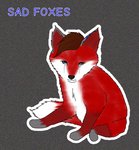 bodily_fluids brown_hair distortion feral glitter hair heterochromia male sad solo tears laluxorroz canid canine fox mammal