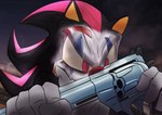 .500_magnum angry anthro bridge clown clown_makeup clown_nose gun handgun holding_object holding_weapon mafia makeup male maniac murderer pistol ranged_weapon red_eyes revolver robber shadow solo twilight weapon de_volt joker_(2019_film) payday_(series) sega sonic_the_hedgehog_(series) shadow_the_hedgehog eulipotyphlan hedgehog mammal absurd_res hi_res