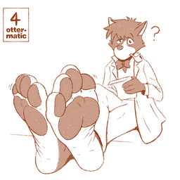 4_toes anthro bow_tie clothed clothing feet feet_up foot_fetish foot_focus foot_on_table furniture humanoid_feet jacket looking_at_viewer male pawpads paws pipe plantigrade question_mark smoking_pipe soles solo table toes topwear wrinkled_feet wrinkles otter-matic sherlock_hound_(series) sherlock_hound canid canine fox mammal 1:1