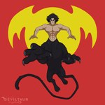 abs animal_genitalia balls claws genitals hair lunge male nipples paws pecs sheath smile solo frankly-art devilman_(series) devilman_crybaby akira_fudo_(devilman) devilman_(character) felid felid_taur feline humanoid humanoid_taur mammal mammal_taur taur 1:1