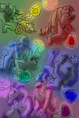 anthro egg egg_insertion female gesture group male male/female male/male oviposition ovipositor ovipositor_in_ass prehensile_tail profanity tail tail_gesture tail_heart text smee_arcade_rat pip_ratigan piptherat xand_goat american_opossum animal_humanoid avian bat bird bovid caprine cat_humanoid felid felid_humanoid feline feline_humanoid goat humanoid mammal mammal_humanoid marsupial murid murine pantherine pilosan rat rodent sheep sloth tiger virginia_opossum xenarthran 2:3 colored_sketch english_text hi_res sketch