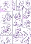 affectionate after_transformation age_difference animal_genitalia animal_penis anthro bed blush breasts canine_genitalia canine_penis canine_vulva clothed clothing cunnilingus duo erection female flat_chested fur furniture genitals hair happy hat hat_only headgear headgear_only headwear headwear_only holding_face imminent_sex imminent_vaginal kiss_on_lips kissing love lying lying_on_bed male male/female mostly_nude nipples nude on_back on_bed on_top on_top_of_another oral paws penis sex sibling_incest sibling_romance simple_background size_difference smile sniffing tail text toddler undressing_partner undressing_self vaginal vulva young young_anthro young_on_young aogami cyberconnect2 fuga:_melodies_of_steel little_tail_bronx malt_marzipan mei_marzipan canid canine caninu canis domestic_dog german_shepherd herding_dog mammal pastoral_dog absurd_res comic digital_media_(artwork) hi_res monochrome incest_(lore) sibling_(lore)
