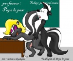 anthro blonde_hair breasts cartoon cum dickgirl english_text hair intersex looney_tunes male nude penetration penis pepé_le_pew school sex skunk skunkette teacher text toon unprofessional_behavior veronica warner_brothers
Rating: Explicit
Score: 2
User: Twillight
Date: December 05, 2011