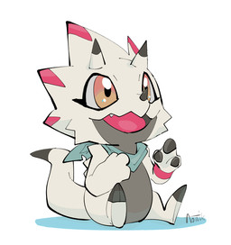 anthro belly chibi countershade_belly countershade_face countershading facial_horn grey_body grey_countershading horn kerchief male nose_horn open_mouth open_smile simple_background sitting smile solo white_background white_body yellow_eyes ribbon_tail_(artist) bandai_namco digimon digimon_ghost_game ceratopsian digimon_(species) dinosaur gammamon ornithischian prehistoric_species reptile scalie