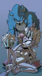 anthro big_hands bodily_fluids breasts cum duo female genital_fluids genitals licking_cum male male/female pussy copymirror sega sonic_the_hedgehog_(series) sonic_unleashed blaze_the_cat sonic_the_hedgehog sonic_the_werehog domestic_cat eulipotyphlan felid feline felis hedgehog mammal