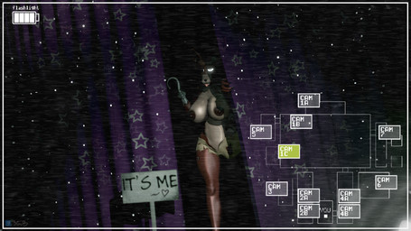 anthro areola big_breasts blep bottomwear breasts clothed clothing dark_areola dark_nipples eye_patch eyewear female glowing glowing_eyes machine red_body shorts solo thick_thighs tongue tongue_out topless torn_clothing white_eyes 3gub psychojohn2_(modeler) five_nights_at_freddy's scottgames foxy_(fnaf) animatronic canid canine fox mammal robot 16:9 3d_(artwork) absurd_res digital_media_(artwork) hi_res huge_filesize widescreen