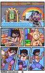 ageplay bib diaper diaper_under_clothing food high_chair infantilism male pizza roleplay text bewskyss five_nights_at_freddy's five_nights_at_freddy's:_security_breach scottgames steel_wool_studios helpy_(fnaf) sun_(fnaf) absurd_res comic english_text hi_res url