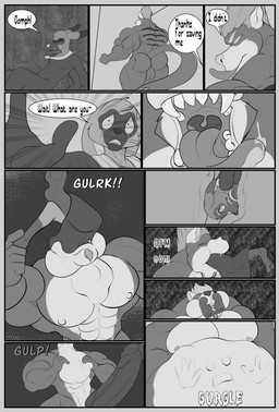 abandoned_building abdominal_bulge anthro balls big_balls big_muscles big_penis border building clothed clothing college_student confusion costume dialogue duo eyewear forced genitals glasses grey_border hair halloween_costume haunted_house holidays house huge_penis hyper hyper_genitalia hyper_penis male male/male male_pred male_prey mouth_shot muscular muscular_male nipples nude open_mouth oral_vore penis size_difference sound_effects speech_bubble tentacles text tongue topless topless_anthro topless_male unwilling_prey uvula vore willing_pred unknownwolf halloween felid hybrid lemur liger mammal pantherine primate strepsirrhine black_and_white comic english_text hi_res monochrome