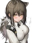 Rating: s
ID: 5650221
Date: 2025-06-18 02:06:22 -0400
Status: active
Score: 7
2025 3:4 4_ears absurd_res animal_humanoid arknights blush bodily_fluids breasts clothing collared_shirt dress_shirt ear_piercing female flying_sweatdrops freckles hair hi_res humanoid hypergryph japanese_text mammal mammal_humanoid multi_ear piercing ponytail procyonid procyonid_humanoid raccoon_humanoid robin_(arknights) shirt solo studio_montagne sweat sweatdrop tabhead text topwear translated yellow_eyes post #5650221