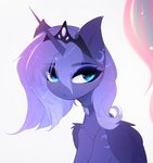 blue_eyes female feral horn solo wings magnaluna friendship_is_magic hasbro my_little_pony mythology princess_luna_(mlp) equid equine mammal mythological_creature mythological_equine winged_unicorn 2021 digital_media_(artwork) hi_res