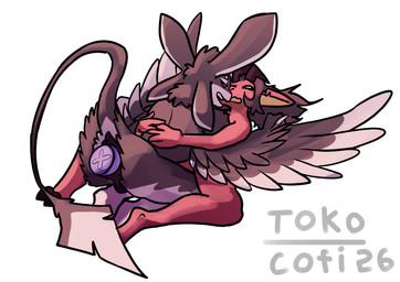 4_ears 4_fingers ambiguous_gender anal anal_penetration animal_genitalia anthro anus backsack balls bent_legs big_anus big_butt black_balls black_body black_feathers black_fur black_hooves black_sclera butt countershading digitigrade dildo dildo_in_ass dildo_insertion duo feathered_wings feathers fingers from_front_position fur genitals hair hooves horn hug huge_anus kneeling leaning leaning_forward long_tail lying lying_on_top male male/ambiguous male_anthro male_penetrated missionary_position multi_ear narrowed_eyes nude object_in_ass on_back on_top open_mouth penetration puffy_anus raised_tail red_body red_skin sex sex_toy sex_toy_in_ass sex_toy_insertion simple_background smile smug tail text three-quarter_view tuft white_background white_body white_feathers white_fur winged_arms wings tokocofi fyr_(fenrir784) reddy_(character) avali avian bird bovid caprine caprine_demon demon demon_humanoid goat_demon humanoid imp mammal 2026 absurd_res colored digital_drawing_(artwork) digital_media_(artwork) english_text hi_res shaded signature simple_shading male_(lore) maleherm_(lore)