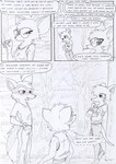 american_opossum anthro black_and_white bottomwear brick_wall building canid canine cigarette clothing comic dasyuromorph dialogue english_text eyewear female footwear glasses group jacket kitfox-crimson kylee_(kitfox-crimson) male mammal marsupial monochrome novus_(kitfox-crimson) pants plant pockets recently_extinct_species rumour_(kitfox-krimson) shirt shoes shrub sketch smoke smoking speech_bubble stolen_generation tank_top text thylacine topwear tree trio wall_(structure) whispering window