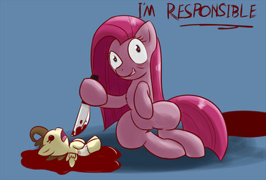 blood dead english_text equine female feral friendship_is_magic gore horse insane knife looking_at_viewer male mammal my_little_pony open_mouth pegasus pinkamena_(mlp) pinkie_pie_(mlp) plain_background pony pound_cake_(mlp) smile text weapon whatsapokemon wings young
Rating: Questionable
Score: 2
User: Falord
Date: September 10, 2012 blood dead english_text equine female feral friendship_is_magic gore horse insane knife looking_at_viewer male mammal my_little_pony open_mouth pegasus pinkamena_(mlp) pinkie_pie_(mlp) plain_background pony pound_cake_(mlp) smile text weapon whatsapokemon wings young
Rating: Questionable
Score: 2
User: Falord
Date: September 10, 2012
