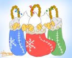 ambiguous_gender avian_feet butt christmas_stocking clothing feathers feet group holidays legwear membrane_(anatomy) simple_background sleeping snowflake sound_effects tail tail_feathers toes vowelless vowelless_sound_effect webbed_feet white_body white_feathers zzz harara christmas disney dewey_duck huey_duck louie_duck anatid anseriform avian bird duck colored_sketch digital_drawing_(artwork) digital_media_(artwork) hi_res signature sketch