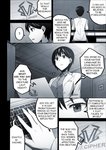 comic computer electronics english_text female hard_translated hi_res human human_focus laptop layer_(artist) mammal monochrome not_furry_focus solo text third-party_edit translated yuka_(layer)