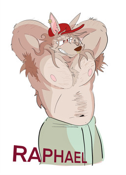 anthro areola belly_hair blush blush_lines body_hair brown_armpit_hair chest_hair clothed clothing eye_scar facial_piercing facial_scar fluffy fluffy_chest fur grey_body grey_fur hair hairy_armpits hat headgear headwear male messy_hair nose_piercing piercing pink_areola pink_inner_ear red_clothing red_eyes red_hat red_headwear scar solo topless topless_anthro topless_male towel white_sclera dudenahuel canid canine canis mammal wolf 2024 absurd_res hi_res