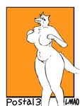 anthro big_breasts bodily_fluids breasts company drooling female nude saliva solo hob! akella_(company) postal_(series) postal_3 running_with_scissors_(company) 3:4 hi_res