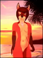 anthro beach breasts clothing female fur genitals hair looking_at_viewer navel nipples nude outside pussy seaside solo undressing kabangeh ellie_(kabangeh) canid canine canis fox mammal 3:4 3d_(artwork) 3d_animation animated digital_media_(artwork) low_res no_sound short_playtime webm