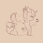 1:1 2024 ambiguous_gender anal anal_fingering anus backsack balls bangs blunt_bangs blush cold-blooded-twilight cutie_mark disembodied_hand dock_(anatomy) english_text equid equine equine_anus eyes_closed feral fingering friendship_is_magic genitals hasbro hi_res horn male male/ambiguous mammal my_little_pony mythological_creature mythological_equine mythology perineum puffy_anus sketch snails_(mlp) solo_focus tail text unicorn