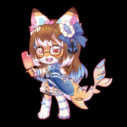 4_fingers 4_toes accessory anthro biped black_background blue_highlights blue_markings brown_hair brown_markings clothed clothing countershade_arms countershade_face countershade_hands countershade_tail countershade_torso countershading dress ear_markings eyewear feet female fingers food footwear fully_clothed garter_straps glare glasses green_eyes hair hair_accessory hair_ribbon highlights_(coloring) inner_ear_fluff looking_at_viewer markings multicolored_eyes one-piece_swimsuit open_mouth orange_body pink_inner_ear popsicle red_eyes ribbons shark_tail simple_background socks solo standing stripes swimwear tail tail_markings three-quarter_view toes translucent translucent_clothing translucent_dress tuft two_tone_eyes white_body white_countershading white_highlights white_inner_ear_fluff white_markings unknown_artist potatoshark_(potatoximon) fish marine shark 1:1 2024 colored full-length_portrait hi_res portrait shaded