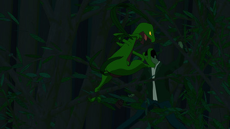 angry camera clothed clothing duo feet feral foot_on_face forest forest_background green_body hair male nature nature_background open_mouth plant tail tongue tongue_out tree yellow_eyes aquinas_audax nintendo pokemon generation_3_pokemon human mammal pokemon_(species) scalie 16:9 2025 3d_(artwork) 4k absurd_res blender_(artwork) blender_cycles_(artwork) blender_eevee_(artwork) digital_media_(artwork) hi_res widescreen