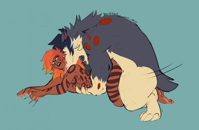 ambiguous_penetration anthro bite dominant dominant_male duo from_behind_position male male/male mounting neck_bite penetration sex tongue xxbrewbeastxx nintendo pokemon azoth generation_2_pokemon humanoid pokemon_(species) typhlosion hi_res trans_(lore) trans_man_(lore)