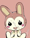 anthro bodily_fluids cum cum_on_face cumshot duo ejaculation erection female first_person_view genital_fluids genitals handjob male male/female male_pov penile penis sex amimalcrossin animal_crossing nintendo bunnie_(animal_crossing) lagomorph leporid mammal rabbit hi_res