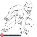 anthro breasts female genitals muscular muscular_anthro muscular_female nipples non-mammal_breasts non-mammal_nipples nude pussy solo text predaguy capcom resident_evil rebecca_chambers bow_experiment_(resident_evil) humanoid hunter_(resident_evil) monster monstrous_humanoid reptile scalie t-virus_mutant_(resident_evil) 1:1 hi_res url