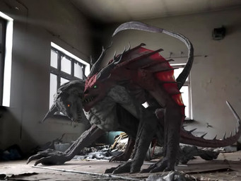 abandoned abandoned_building blade breath claws digitigrade duo erection feral feral_on_feral feral_penetrated feral_penetrating feral_penetrating_feral frill_(anatomy) from_behind_position genitals glowing glowing_eyes grey_body grey_skin hand_holding horn humping inside male male/male mounting no_lips nuzzling open_mouth panting panting_in_face penetration penis raised_tail red_body red_skin ruined_building sex sharp_teeth spikes spikes_(anatomy) tail tail_blade tapering_penis teeth weapon_tail synthocado texumin fallout microsoft jersey_devil lesser_devil monster 3d_(artwork) 3d_animation 4:3 animated digital_media_(artwork) high_framerate no_sound short_playtime video