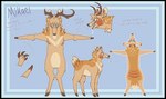 ambiguous_feral ambiguous_gender anthro antlers blep blue_background blue_text bodily_fluids border broken_antler brown_antlers brown_hooves brown_nose drooling eyebrows featureless_crotch feral fingers fur grey_eyes hoof_hands hooved_fingers hooves horn inner_ear_fluff male male_anthro multiple_forms nude outline pink_tongue saliva scut_tail sharp_teeth short_tail simple_background snout solo standing t-pose tail tan_body tan_eyebrows tan_fur tan_inner_ear tan_inner_ear_fluff teeth text tongue tongue_out toothy_smile transparent_border tuft unguligrade whisker_spots whiskers white_outline jaspering mika_(zenliss) cervine deer fallow_deer hybrid mammal new_world_deer white-tailed_deer 2018 alpha_channel character_name digital_drawing_(artwork) digital_media_(artwork) english_text flat_colors handwritten_text hi_res model_sheet nonbinary_(lore) trans_(lore) trans_woman_(lore)