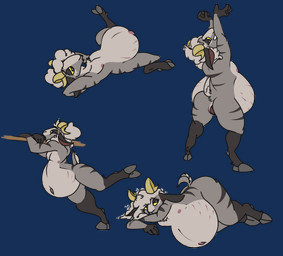 andromorph anthro belly big_belly huge_belly hyper hyper_belly hyper_pregnancy intersex pregnant pregnant_andromorph pregnant_anthro pregnant_intersex solo ettechouette axel_(ettechouette) bovid bovine caprine goat mammal alpha_channel hi_res