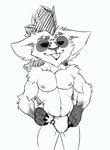 anthro arm_tuft biceps big_eyes big_pecs bouncing_pecs briefs briefs_only bulge cheek_tuft chin_tuft closed_smile clothed clothed_anthro clothed_male clothing deltoids ear_tuft ears_aside elbow_tuft facial_spots facial_tuft front_view half-closed_eyes hands_on_hips happy head_tuft long_mane long_pseudo_hair looking_at_viewer male male_anthro mane mohawk mouth_closed muscular muscular_anthro muscular_male narrowed_eyes nipples pecs pseudo_hair quads short_anthro short_male simple_background skimpy smile smiling_at_viewer solo standing tongue tongue_out topless topless_anthro topless_male triceps tuft underwear underwear_only white_background bristol league_of_legends riot_games tencent fan_character mahotis_(bristol) mammal yordle 2017 animated digital_media_(artwork) greyscale monochrome portrait short_playtime three-quarter_portrait