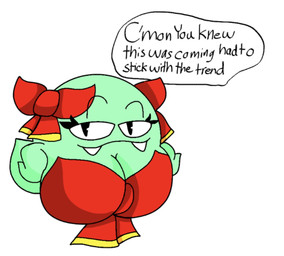 arms_bent big_breasts black_eyes bra breasts cleavage clothed clothing dialogue eyelashes fangs female green_body green_tail legless looking_at_viewer no_pupils not_furry red_bow red_bra red_clothing red_underwear simple_background smile smiling_at_viewer solo speech_bubble tail talking_to_viewer teeth text thin_eyebrows underwear white_background gboogie32 mario_bros nintendo paper_mario lady_bow boo_(mario) 2022 cel_shading colored digital_drawing_(artwork) digital_media_(artwork) english_description english_text hi_res shaded