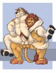 adios anal anal_penetration balls biceps big_muscles canine chubby duo erection eyes_closed feline gay humanoid_penis itreyu lion malamute male mammal musclegut muscles nude pawpads paws penetration penis precum pubes seated sex spread_legs spreading the_farewelled uncut
Rating: Explicit
Score: 8
User: beartraps
Date: April 23, 2014