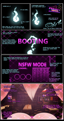 3d_background anthro big_breasts brainwashing breasts dialogue female female_pov first_person_view group hair machine orange_hair possession profanity soul text trio bimboaudino five_nights_at_freddy's scottgames animatronic domestic_cat felid feline felis mammal robot 2025 3d_(artwork) absurd_res comic digital_media_(artwork) english_text hi_res mixed_media