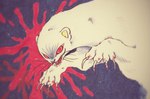 biped blood blood_on_hand bodily_fluids feral fur solo white_body white_fur jinn24149477 gamba_no_bouken gamba_no_bouken_(series) noroi mammal mustelid musteline true_musteline weasel 2016