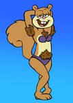 anthro armpit_hair bedroom_eyes big_pubes bikini bikini_bottom bikini_top blue_background body_hair brown_body brown_fur brown_hair buckteeth clothing crossed_legs excessive_body_hair female fur hair hairy narrowed_eyes pose pubes purple_bikini purple_bikini_bottom purple_bikini_top purple_clothing purple_swimwear seductive simple_background solo swimwear teeth two-piece_swimsuit dumbochumbo nickelodeon spongebob_squarepants sandy_cheeks mammal rodent sciurid tree_squirrel 2024 digital_drawing_(artwork) digital_media_(artwork) hi_res pinup