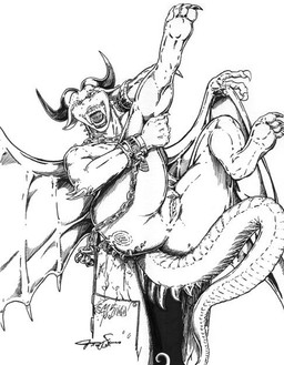bound chain chained claws fangs female genitals horn inks long_fangs membrane_(anatomy) membranous_wings nude presenting sex_slave simple_background slave solo spread_legs spreading submissive submissive_female tail tattoo teeth vulva white_background wings lordstacker mythology dragon mythological_creature mythological_scalie scalie 2007 monochrome