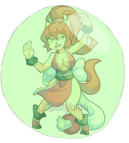 anthro bubble cosplay female ninja trapped warrior zipskyblue fatal_fury mai_shiranui mei_(zipskyblue) felid feline mammal absurd_res hi_res