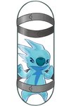 against_surface angry blue_body blue_eyes blue_nose capsule captured container icy_body on_glass simple_background solo white_background mxst16344 disney lilo_and_stitch slushy_(lilo_and_stitch) alien experiment_(lilo_and_stitch) 2019 hi_res signature